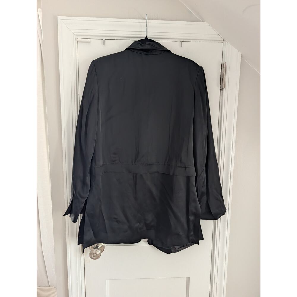 A'Journey London Satin Black Blazer EU 40 / US Medium - Picture 4 of 5
